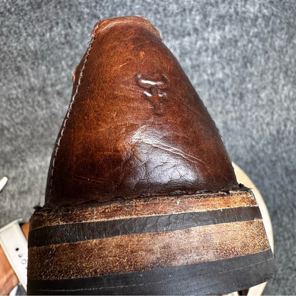 Trask Blaine Venetian Leather Slip On Loafers Shoes Mahogany Brown Mens Sz 9 - Picture 8 of 13